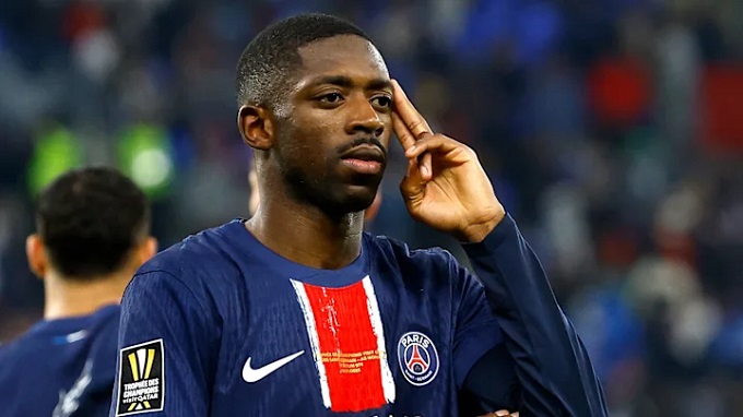 Dembele nghỉ thi đấu khoảng 6 tuần