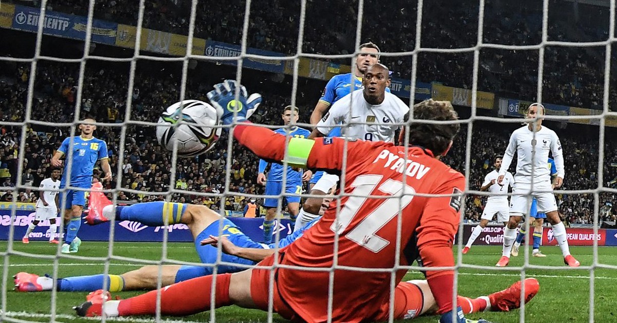 Kết quả Ukraine - Pháp 1-1: Không Mbappe, hàng công của Pháp yếu hẳn