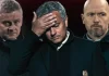 Solskjaer, Mourinho và Ten Hag lần lượt mất việc