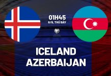 Soi kèo Iceland vs Azerbaijan, 01h45 ngày 6/9 Nhận định bóng đá Iceland vs Azerbaijan Vòng loại World Cup