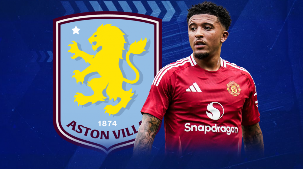 Jadon Sancho Man United exit close as Aston Villa agree loan terms | Transfermarkt