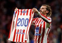 Griezmann ghi bàn thứ 200 cho CLB chủ quản