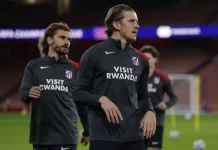 Atleticochuẩn bị cho trận đấu ở UEFA Champions League