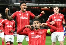 Nottingham chấm dứt chuỗi trận toàn hòa và thua