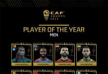 Hakimi vượt qua Salah để giành Quả bóng vàng châu Phi 2025 Hakimi cùng Salah đều lọt vào danh sách rút gọn cho Quả bóng vàng châu Phi 2025