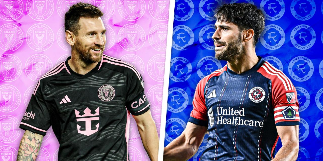 Inter Miami vs New England Revolution Lineups as Lionel Messi's Squad Seeks Points Record