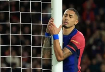 Không có Raphinha, Barca giảm hẳn sức mạnh