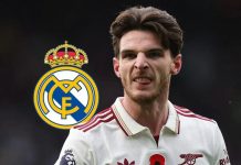 Rice được Arsenal theo đuổi