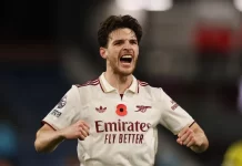 Declan Rice đang là cầu thủ rất quan trọng của Arsenal