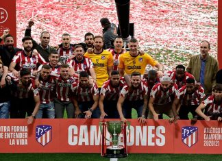 Atletico Madrid sắp đổi đời Atletico vô địch La Liga gần nhất vào năm 2021