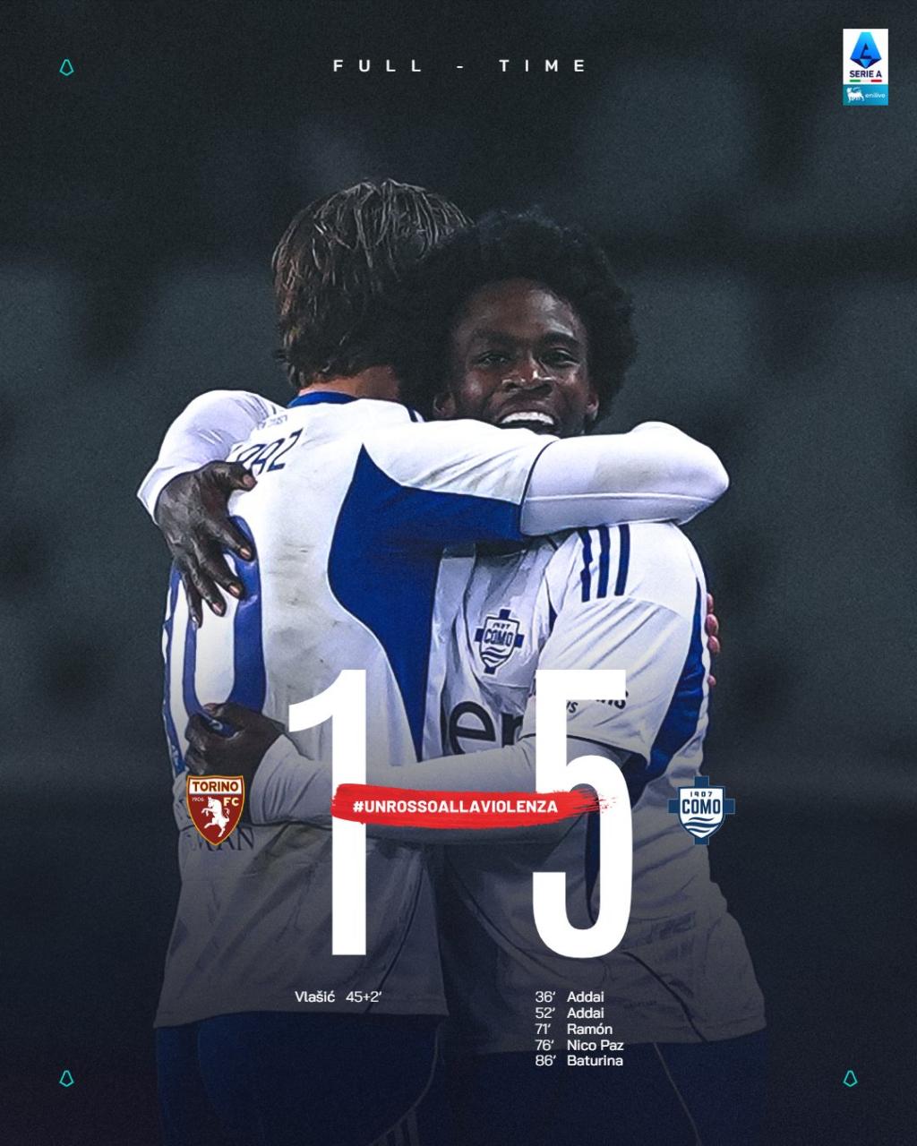 Como xuất sắc hạ Torino