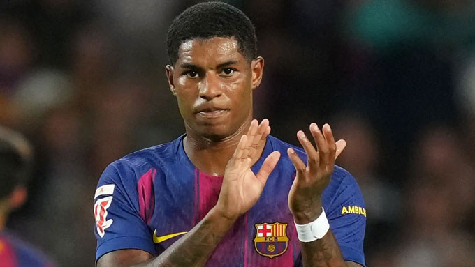 Rashford đang có phong độ cao tại Barca