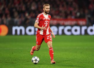 Vincent Kompany ca ngợi Konrad Laimer Konrad Laimer đang có phong độ cao.