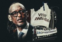 Góc khuất Visit Rwanda Tổng thống Rwanda, Paul Kagame và người hâm mộ Arsenal biểu tình phản đối sự hợp tác giữa hai bên