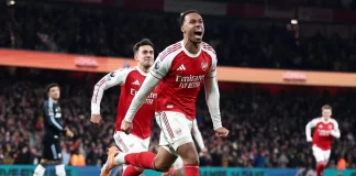 “Pháo thủ” khép lại năm 2025 ở ngôi đầu Premier League