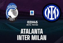 Soi kèo Atalanta vs Inter, 02h45 ngày 29/12
