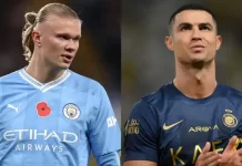 Haaland vượt kỷ lục ghi bàn của Ronaldo