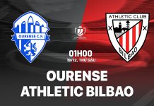 Soi kèo Ourense vs Athletic Bilbao, 01h00 ngày 19/12