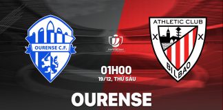 Soi kèo Ourense vs Athletic Bilbao, 01h00 ngày 19/12