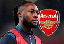 Arsenal là điểm đến ưu tiên của Semenyo