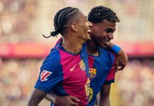 Yamal và Raphinha chơi chói sáng