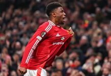 Amad Diallo đang có phong độ tốt lên Amad Diallo trong màu áo MU