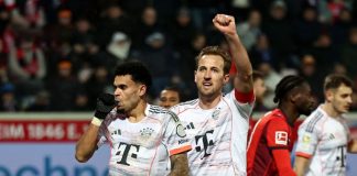 Kane trở thành người nhanh nhất cán mốc 100 bàn thắng tại Bundesliga Kane góp công vào chiến thắng đậm của Bayern trước Heidenheim