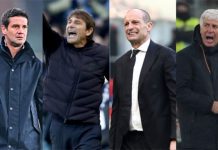 Napoli và các ứng viên tranh ngôi vô địch Serie A 4 đội dẫn đầu Serie A đang so kè nhau từng điểm số