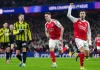 Luật của UEFA giúp Arsenal hưởng lợi