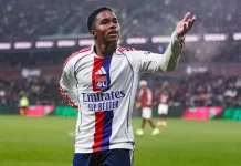 Endrick trở thành cầu thủ trẻ nhất của Lyon trong lịch sử lập hat-trick