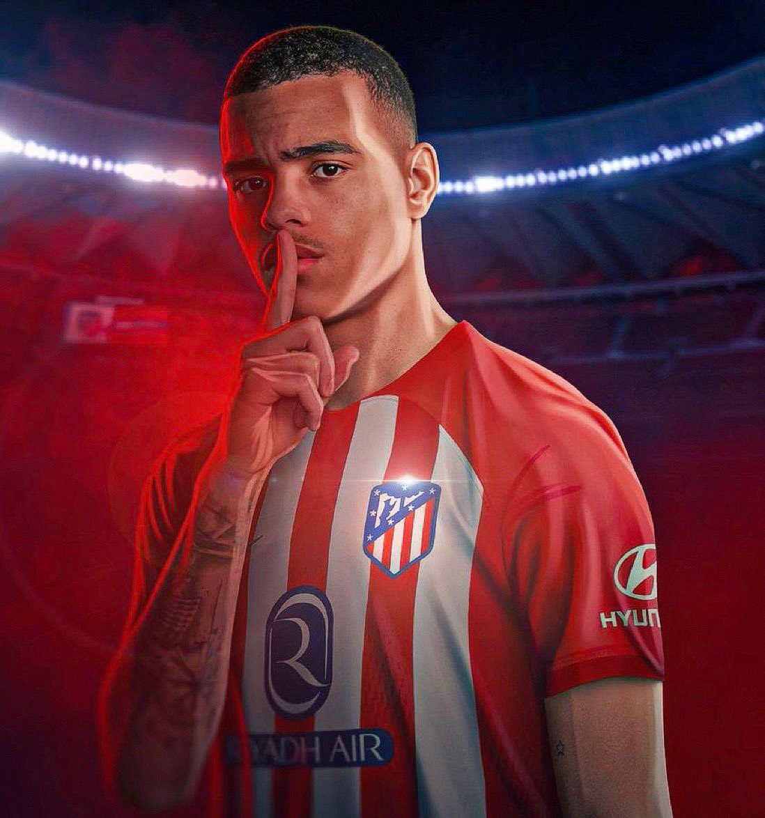 💣🚨| El Atlético de Madrid es el club favorito para fichar al delantero  del Manchester United, Mason Greenwood 🗞️ @TEAMtalk.