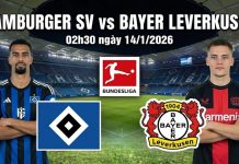 Soi kèo Hamburger vs Bayer Leverkusen, 02h30 ngày 14/1/2026 Vòng 17 Bundesliga