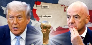 Chủ tịch FIFA Gianni Infantino khó xử trước hành động của Mỹ