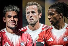 Bộ ba tấn công khủng khiếp nhất châu Âu gọi tên Bayern Munich Bộ ba tấn công này đã giúp Bayern Munich ghi gần 100 bàn ở mùa này