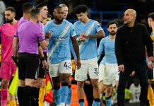 Pep Guardiola công kích trọng tài sau chiến thắng của Man City Pep Guardiola công kích trọng tài sau chiến thắng của Man City