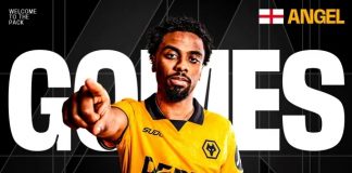 Angel Gomes chính thức gia nhập Wolves Angel Gomes chính thức gia nhập Wolves.
