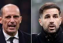 Allegri gây chú ý khi gọi Cesc Fabregas là “trẻ ranh” HLV Massimiliano Allegri gây chú ý khi gọi Cesc Fabregas là "trẻ ranh".