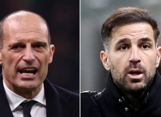 Allegri gây chú ý khi gọi Cesc Fabregas là “trẻ ranh” HLV Massimiliano Allegri gây chú ý khi gọi Cesc Fabregas là "trẻ ranh".