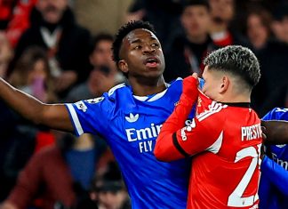 Benfica gặp họa vì kỳ thị Vinicius