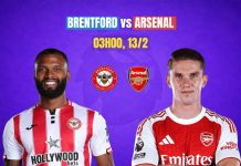 Soi kèo Brentford vs Arsenal FC, 03h00 ngày 13/02