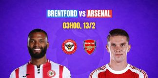Soi kèo Brentford vs Arsenal FC, 03h00 ngày 13/02