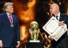 Chủ tịch FIFA khẳng định ông Trump xứng đáng được vinh danh