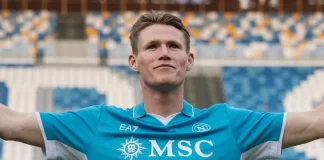 Napoli đối mặt với nguy cơ mất Scott McTominay