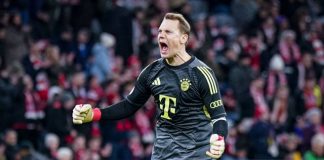 Khoảnh khắc hài hước của Neuer với cầu thủ trẻ Leipzig thu hút sự chú ý lớn trên mạng xã hội