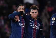 PSG chính thức leo lên đỉnh bảng Ligue 1