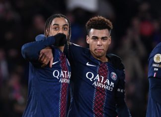 PSG chính thức leo lên đỉnh bảng Ligue 1