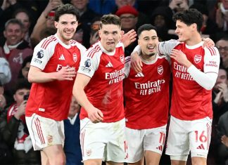 Arsenal đang tăng tốc mạnh mẽ trong cuộc đua vô địch Arsenal đang tăng tốc mạnh mẽ trong cuộc đua vô địch