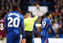 Chelsea sắp lập kỷ lục về thẻ đỏ Chelsea sắp lập kỷ lục về thẻ đỏ