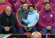 Arsenal đang dẫn đầu tại Premier League, hơn Man City 6 điểm Arteta từng cùng Pep đánh bại Arsenal ở chung kết Cúp Liên đoàn năm 2018 và giờ sẽ đối đầu ông thầy cũ ở chung kết năm 2026