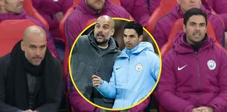 Arsenal đang dẫn đầu tại Premier League, hơn Man City 6 điểm Arteta từng cùng Pep đánh bại Arsenal ở chung kết Cúp Liên đoàn năm 2018 và giờ sẽ đối đầu ông thầy cũ ở chung kết năm 2026